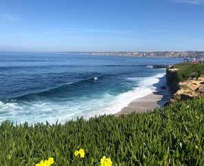 view of the coast of the pacific ocean