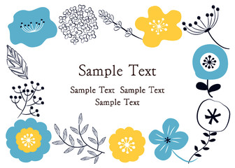 北欧風_ボタニカルフレーム