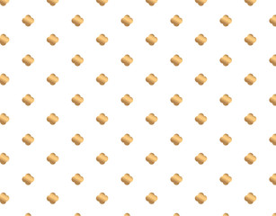 Gold retro abstract pattern. Abstract gold pattern on white background.  Gold geometric seamless vector pattern. 
