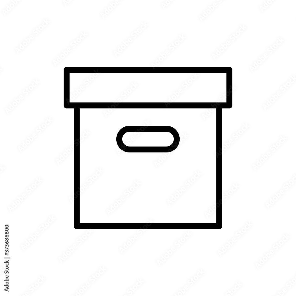 Poster box office elements icon. simple line, outline vector elements of cabinet accessories icons for ui a