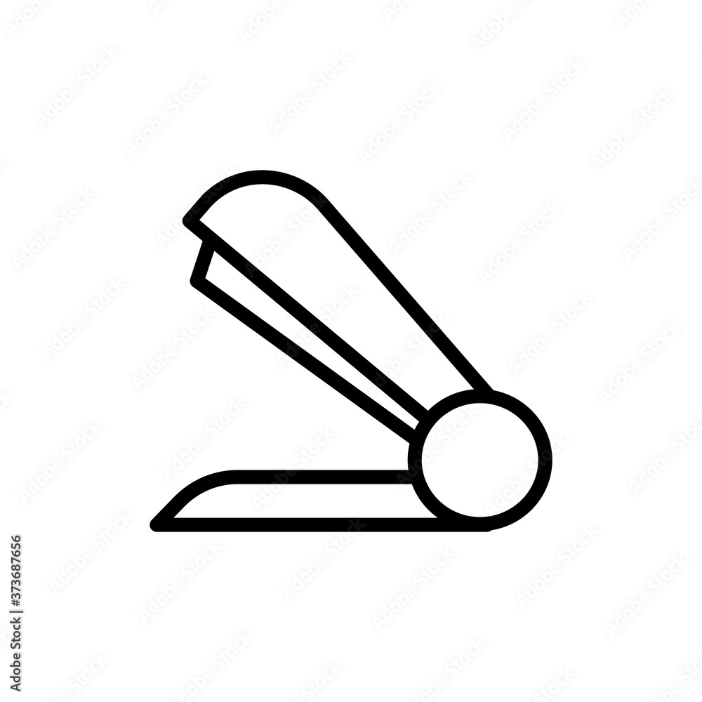 Aufkleber stapler tool icon. simple line, outline vector elements of cabinet accessories icons for ui and ux, 