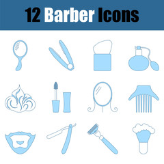 Barber Icon Set