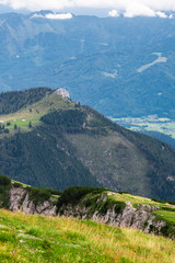 View from the Schafberg mountain in Austria, August 2020