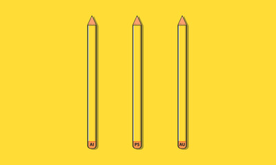 Pencil Icon illuatratrion vector