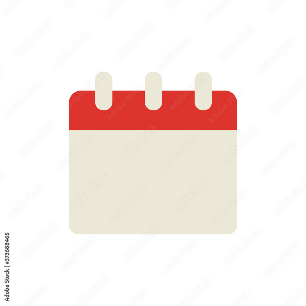 Poster calendar office element icon. simple color vector elements of cabinet accessories icons for ui and u