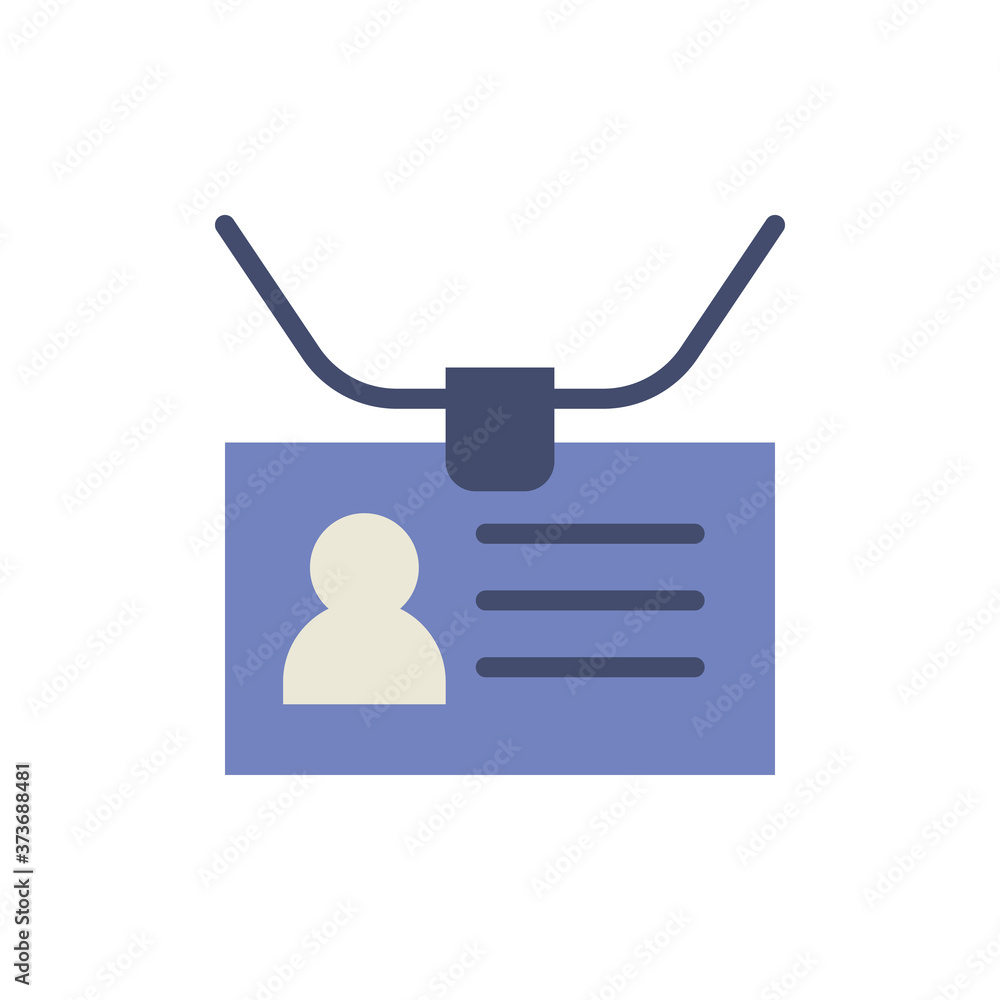 Aufkleber badge avatar icon. simple color vector elements of cabinet accessories icons for ui and ux, website 
