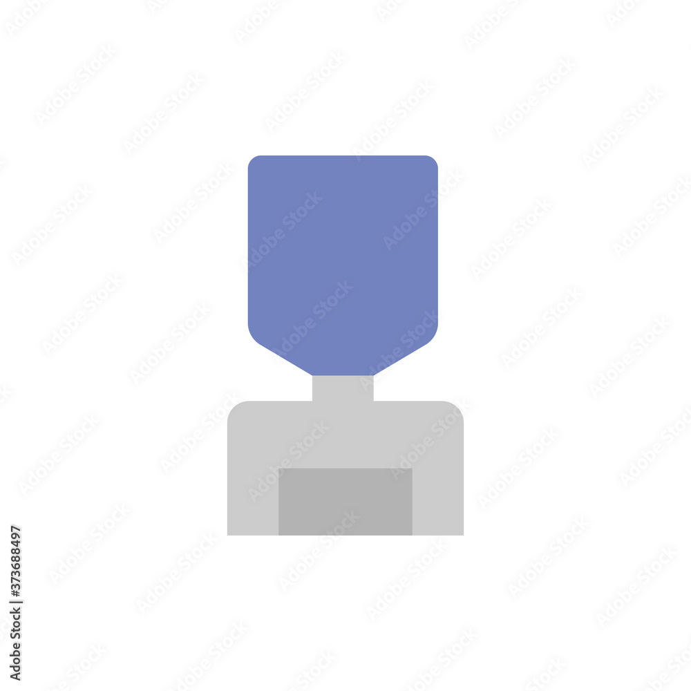 Poster water dispenser icon. simple color vector elements of cabinet accessories icons for ui and ux, websi