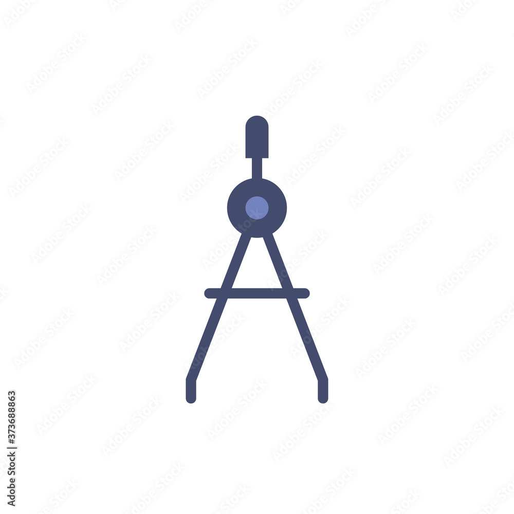 Poster tool dividers icon. simple color vector elements of cabinet accessories icons for ui and ux, website