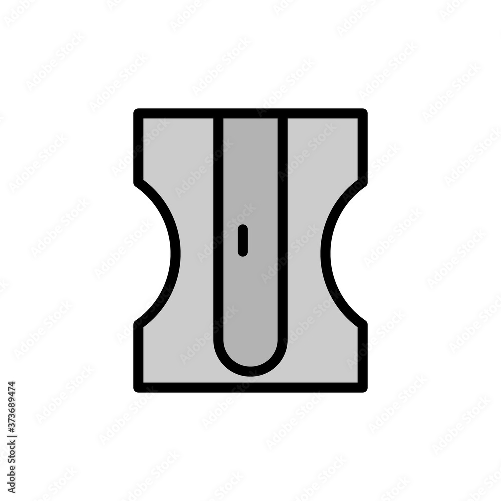 Poster sharpener tool icon. simple color with outline vector elements of cabinet accessories icons for ui a