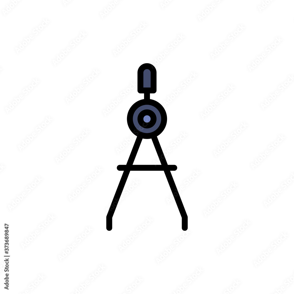 Poster tool dividers icon. simple color with outline vector elements of cabinet accessories icons for ui an