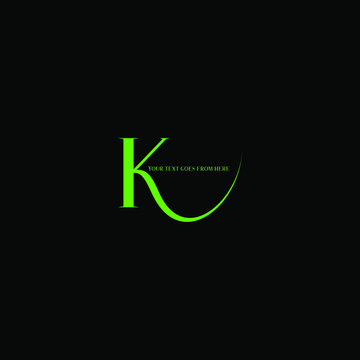 K letter logo monogram design.K letter logo creative design for business,company and personal logo