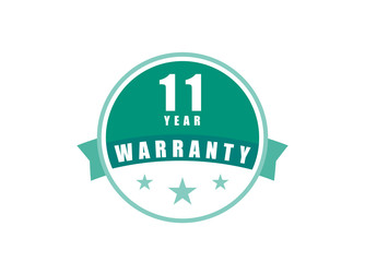 11 Year Warranty image vectors