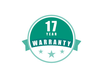 17 Year Warranty image vectors