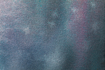Abstract art background navy blue and purple colors. Watercolor painting on canvas with soft gray gradient.