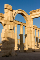 Fototapeta premium Palmyre Syria 2009 The ruins of an ancient city dating from the Roman period