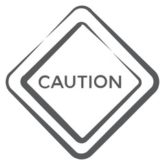 
Caution board vector in editable style, alert
