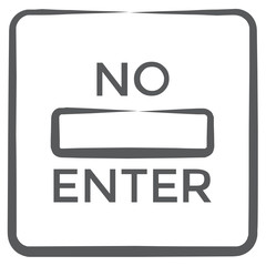 
No enter guid board in modern linear style 
