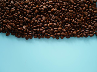 coffee bean for background, organic coffee seed