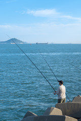 Fishing on the Pier
