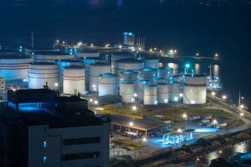 Oil Depot in Tsing Yi, Hong Kong