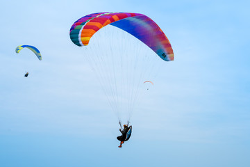 Paragliding in the Sky