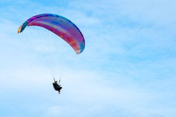 Paragliding in the Sky