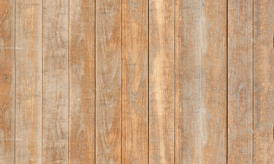 Vertical brown natural wooden planks background texture