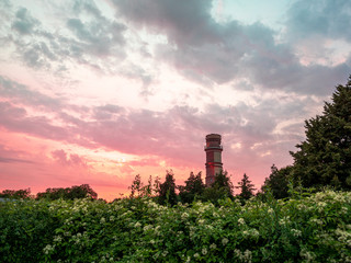 Obraz premium The oldest lighthouse in Travemünde close to the East Sea area