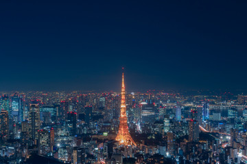 tokyo tower night view
