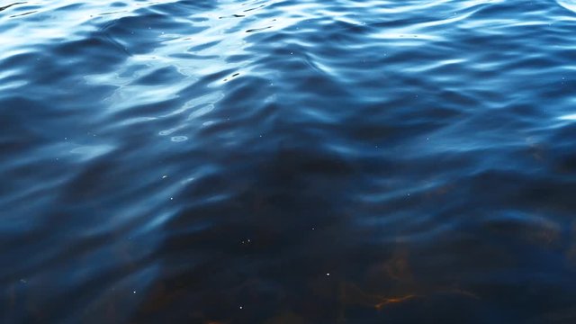View of a Crystal clear water texture. Natural background. Ripple water reflection. Waves. Waves in motion with splashes	
