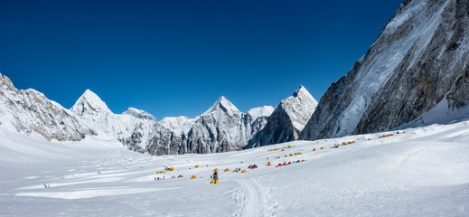 MT.EVEREST Camp 1 on top of KHUMBU Icefall