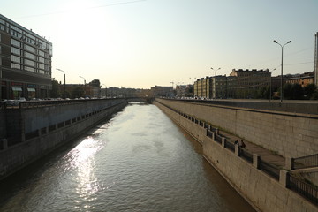 Saint Petersburg
sunset over the obvodnoy kanal