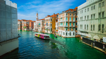 Architecture and buildings in Venice, Italy 