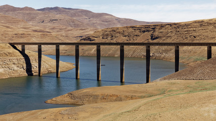Bridge crossing the Malimbamatso River Lesotho