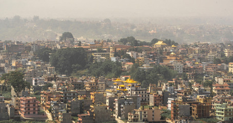 Nepal Kathmandu the Kopan monastery, views and details