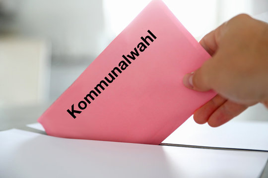 Wahlbrief Wahlschein zur Kommunalwahl 