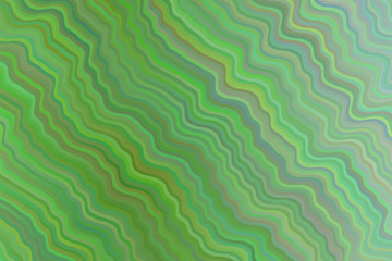 Obraz premium Green waves abstract background. Great illustration for your needs.