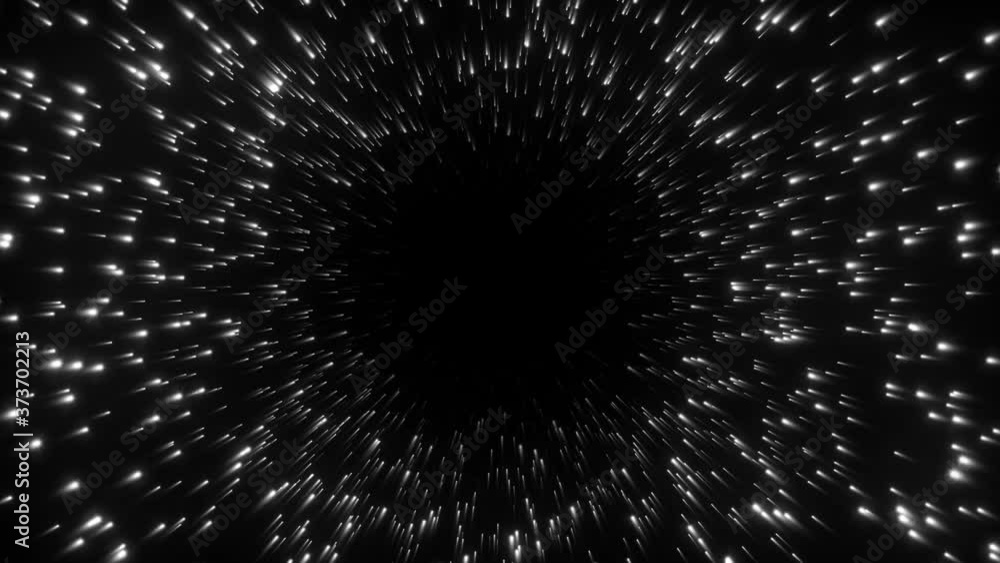 Poster abstract hyperspace stars gothic style background clip/ 4k animation of an abstract stars in deep sp