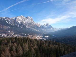 Fototapeta na wymiar Cortina d'Ampezzo Italy 