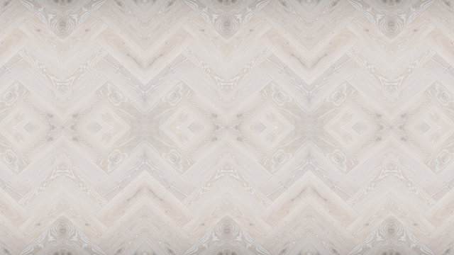 wood background - top view of whitewashed polar white wooden solid wood flooring parquet laminate brushed oak country house floorboard bright herringbones / fish bone