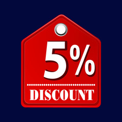 
Sale discount icons. Special offer price signs | 5 percent Discount Icon symbols | Vector, SVG,EPS,PSD,AI,PNG, File.