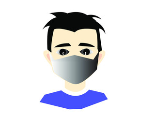 Men wear masks to protect them from germs.