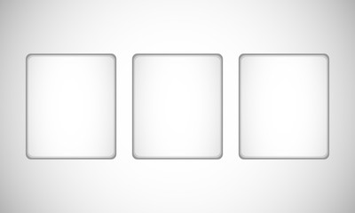Mockup template empty white style, for info graphic template and add a design