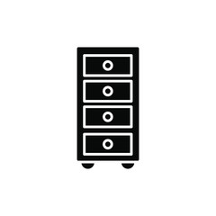 File cabinet icon design template