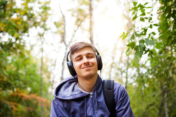 Young Man in Headphones