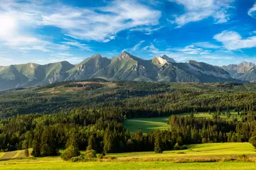 Foto op Plexiglas Tatra Beautiful summer landscape of Tatra mountains