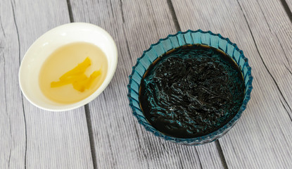 Thai Grass Jellies and Lot Chong 