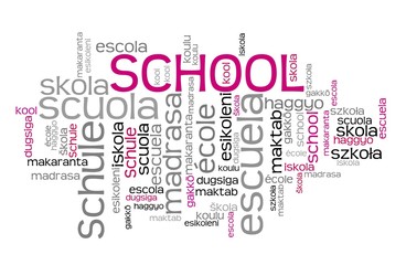 Fototapeta premium School many languages