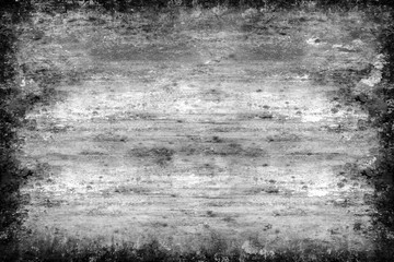 Dark and grey grunge wall texture background with frame