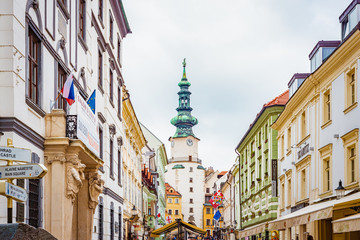 Michael s Gate in Bratislava, Slovakia.